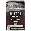 Allegro Coffee, Coffee French Roast Extra Dark Pods 10 Count, 3.8 Ounce
