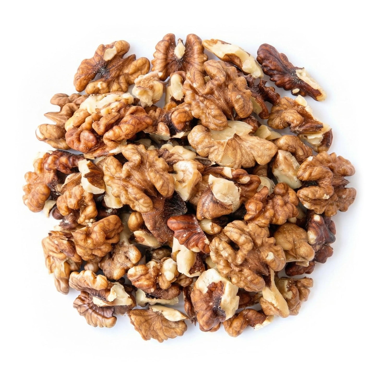 Food to Live - California Walnuts, 5 Pounds Halves & Pieces, Raw, Unsalted, Shelled, Kosher, Vegan, Sirtfood, Bulk. Rich in Omega-3 Fatty Acids