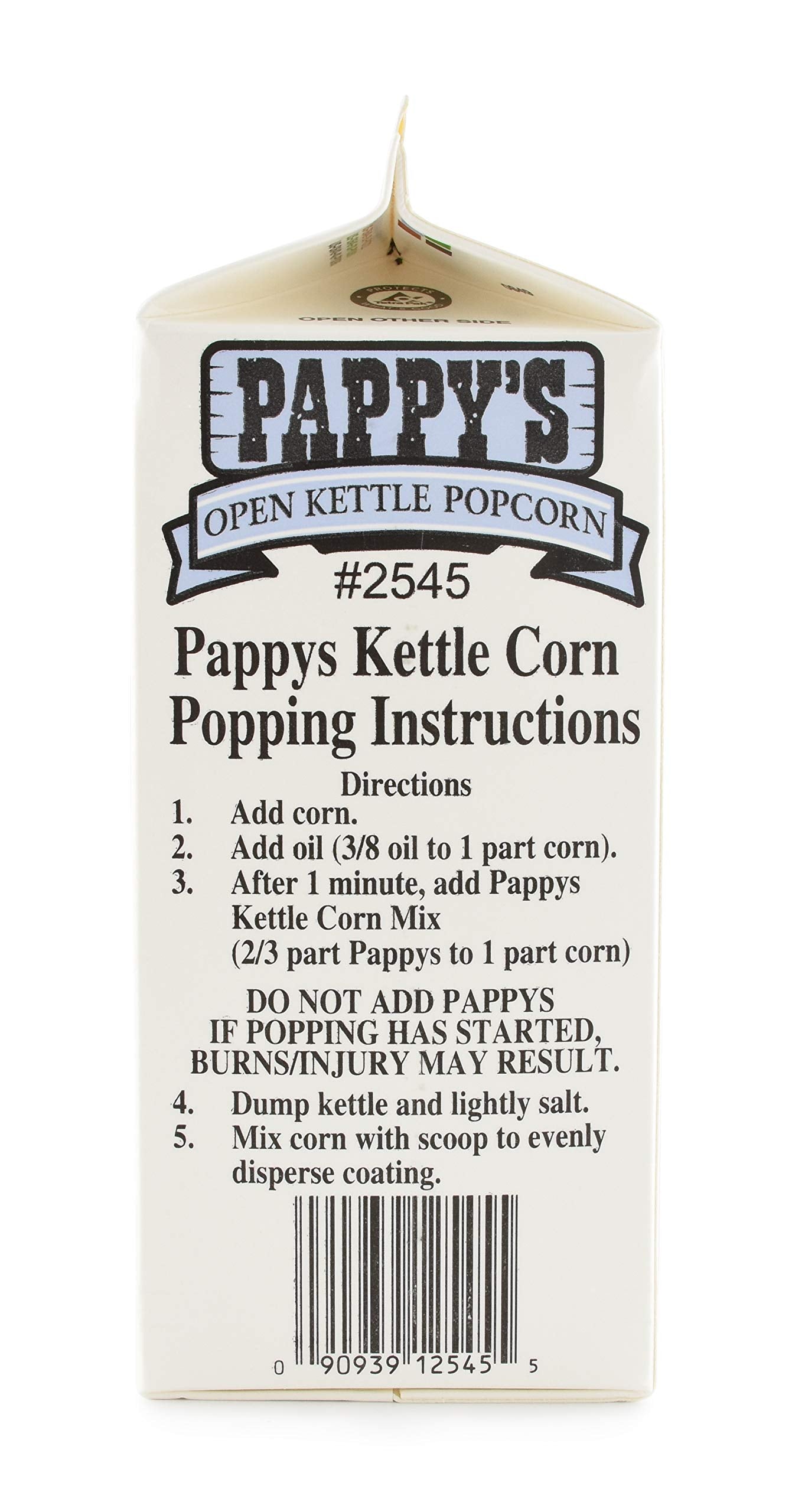 3.25 lbs Pappy's Kettle Corn Mix