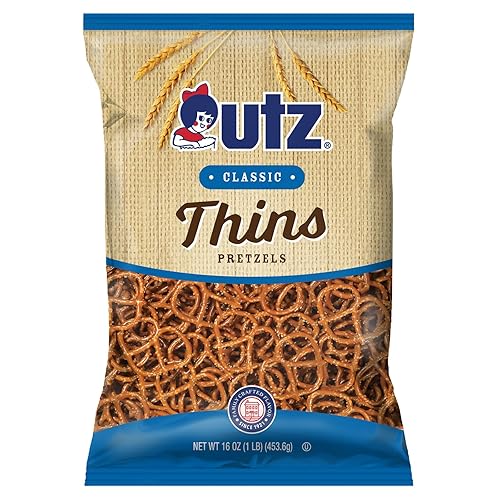 Utz Classic Thins Pretzels, 16 oz