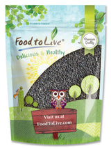 Black Sesame Seeds, 2.5 Pounds - Raw, Unhulled, Kosher, Vegan, Bulk, Kala Til