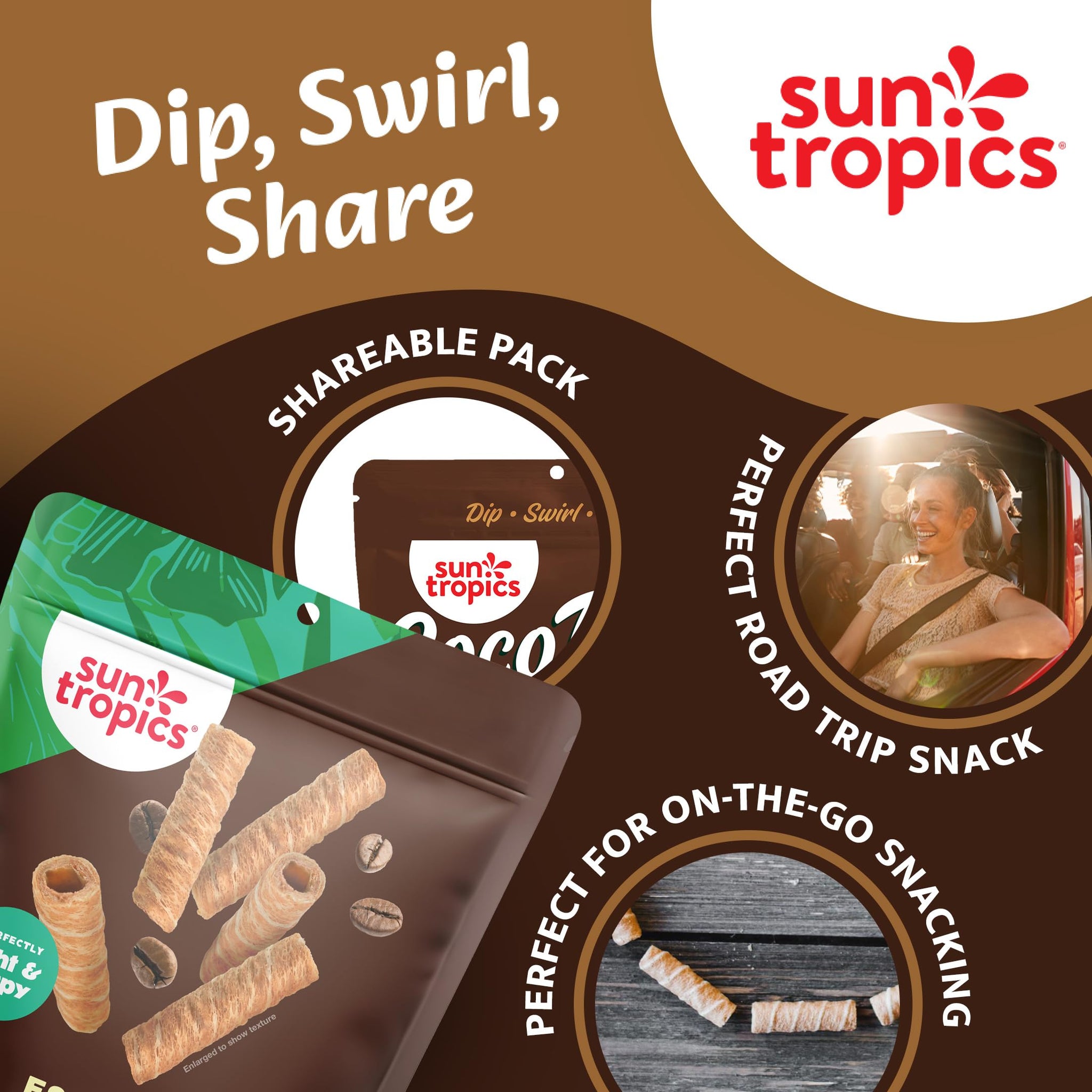 Sun Tropics CocoRolls Espresso