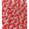 Cinnamon Hard Candy 1 lb - Classic Suckers, Spicy Cinnamon Flavor, Red & White Striped, Individually Wrapped Bulk, Old-Fashioned Sweet Treat
