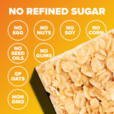 LEXINGTON BAKES, Chilled Oat Bar, Maple Brown Butter, Pack of 6 Granola Bars | 4g Protein | 4g Fiber | 7g Added Sugar - Gluten Free Oats, Sprouted