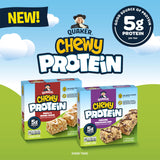 Quaker Chewy Protein Granola Bars Variety Pack, 1.12 oz Bars, (10 Pack) 5g Protein, No Artificial Flavors or Preservatives, No Colors from Artificial