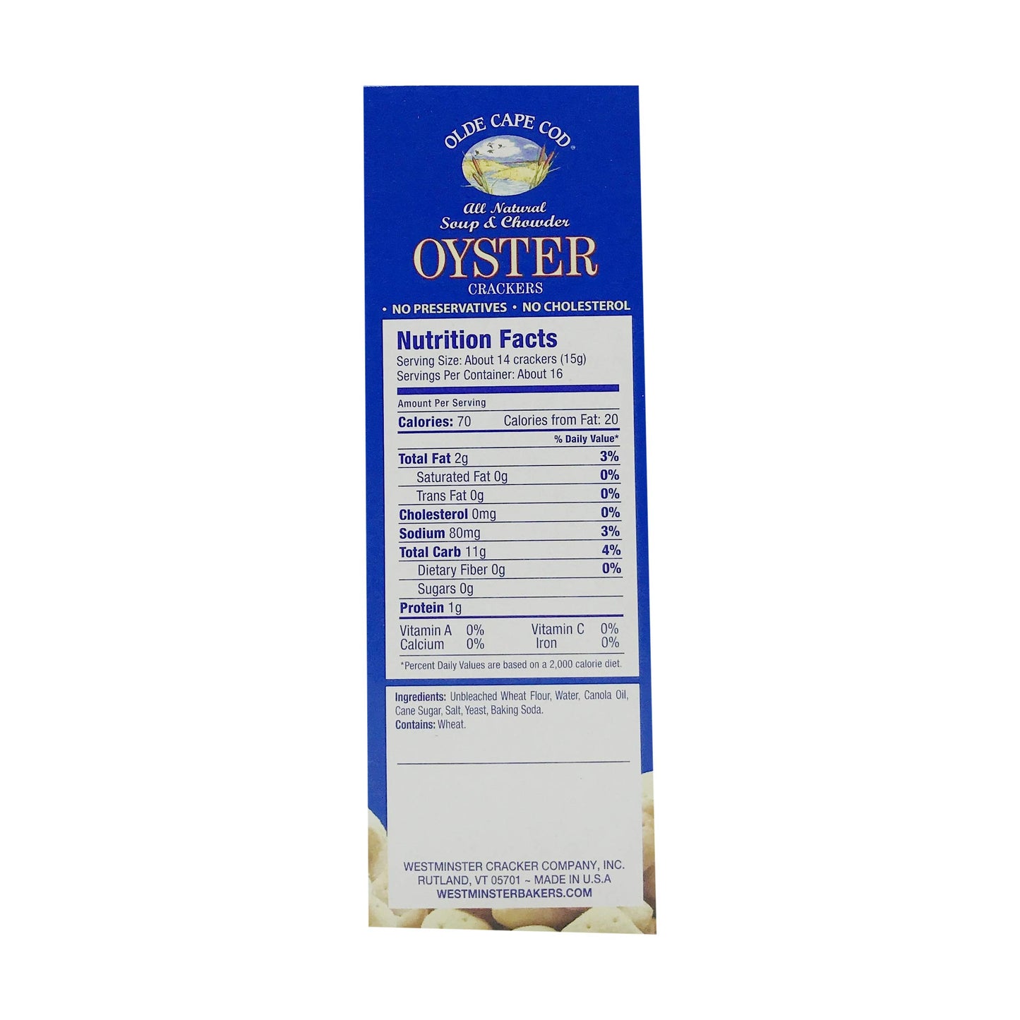 OLDE CAPE COD Oyster Crackers, 8 OZ