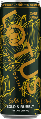 Gold Lotus Plant Power® 160 mg, Pure Cane Sugar, 12 Count 12 oz Cans