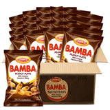 Osem Bamba Peanut Butter Puffs with Creamy Hazelnut Filling - Kosher Crunchy PB Snack with Chocolate Center, Oven Baked Treat with a Crunch - 2.1 oz