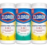 Clorox® Disinfecting Wipes, 35 Wipes Per Tub, Pack Of 3 Tubs