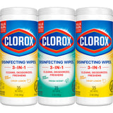 Clorox® Disinfecting Wipes, 35 Wipes Per Tub, Pack Of 3 Tubs