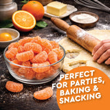 Orange Slices Candy - 2 Pound Bulk Bag - Approx 70 Count | Orange Jelly Candy, Nostalgic Fruit Slices | Office Bowls, Buffets, Snacking & More