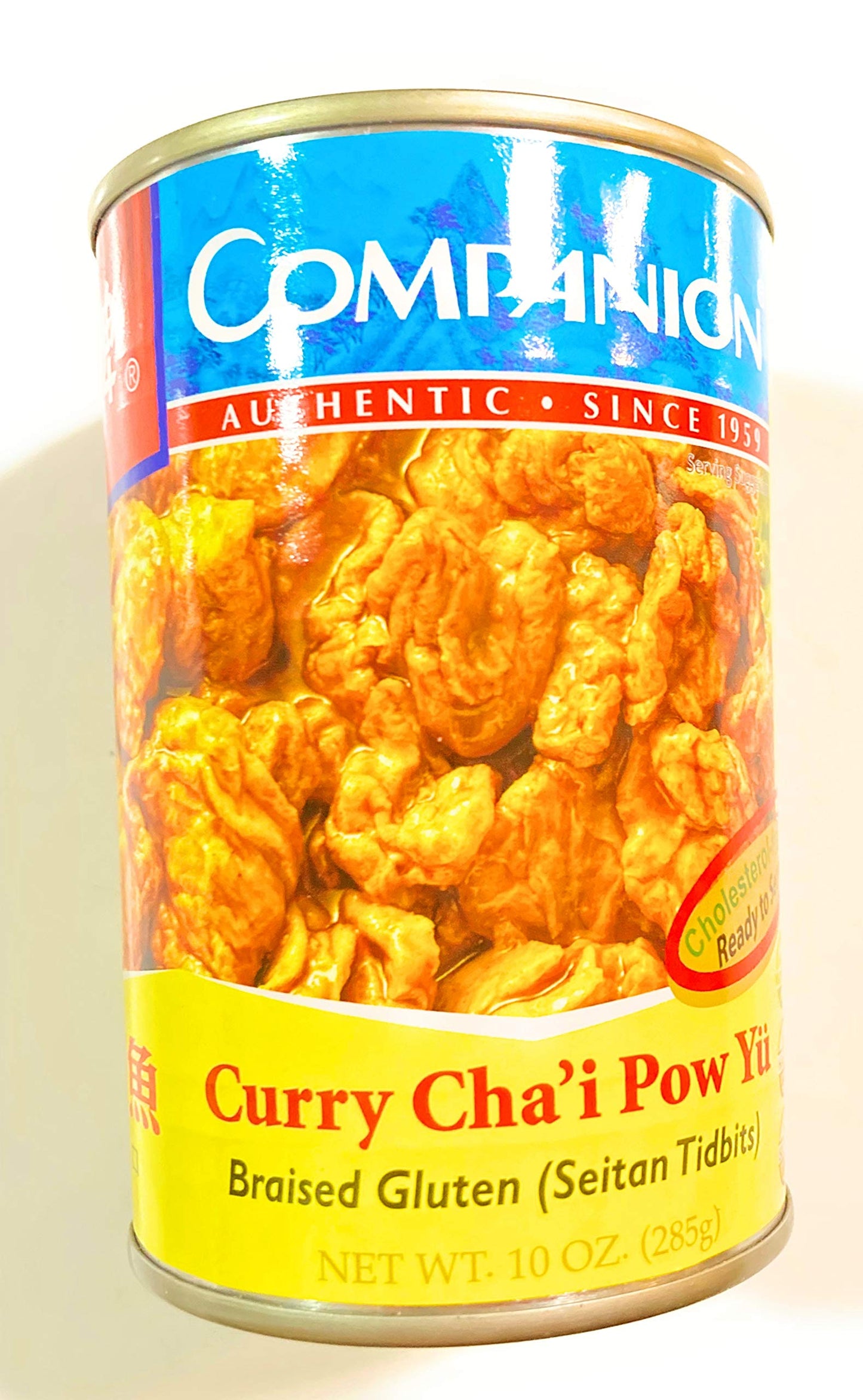 Companion Curry Chai Pow Yu(Braised Gluten)10.00 Oz-3 Pack
