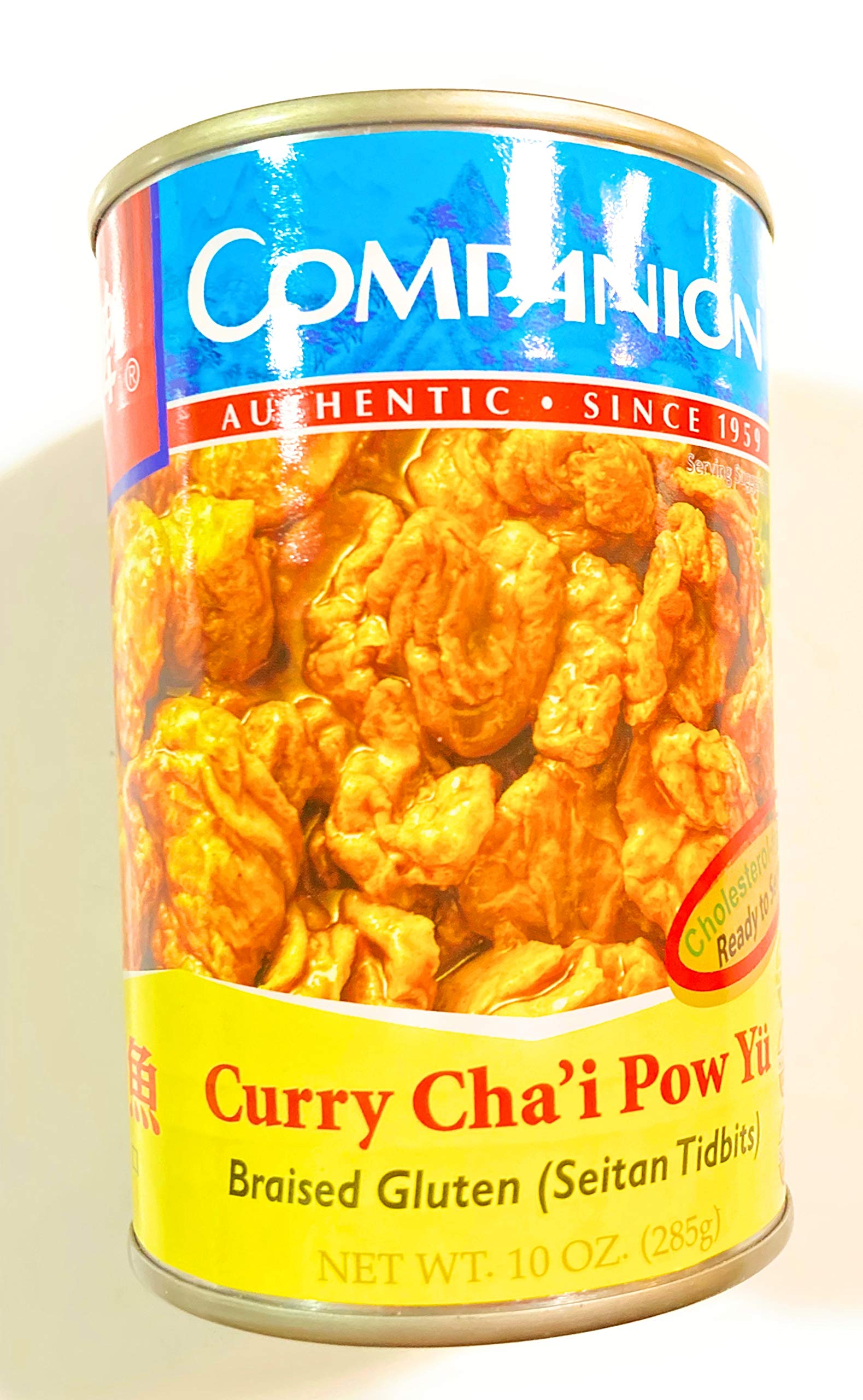 Companion Curry Chai Pow Yu(Braised Gluten)10.00 Oz-3 Pack