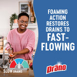 Drano EarlyAction Foamer, Drain Clog Remover & Cleaner, Unclogs Hair, Grease, Soap & Slow Drains, Removes Sources of Odor, Safe for Septic, Pipes