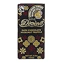 Divine Chocolate Dark Chocolate With Hazelnut Truffle bar, 3.5 Oz