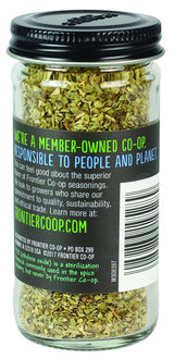 Frontier Co-op Oregano Leaf, 0.38 Ounce Jar, Great On Pizza, Italian & Mexican Fare, Kosher