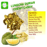 LUNGCHA DURIAN Toffee Flavors Fruit Candy, the product of Thailand 3.5 Oz (100 gram) (Durian)