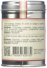 Terre Exotique Madras Curry Tamil Nadu India- Fabulous Spicy Mix in Tin Presentation 2.1 Oz