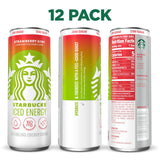 Starbucks Iced Energy Drink, Strawberry Kiwi, 12 Fl Oz Cans (Pack of 12)
