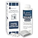 Ouxunus Descaling Solution Kit Compatible with Nespresso Vertuo Descaling solution & Coffee Machines, 16.9 fl Oz Descaler (4 Uses), 8 Cleaning Tablets