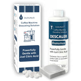 Ouxunus Descaling Solution Kit Compatible with Nespresso Vertuo Descaling solution & Coffee Machines, 16.9 fl Oz Descaler (4 Uses), 8 Cleaning Tablets