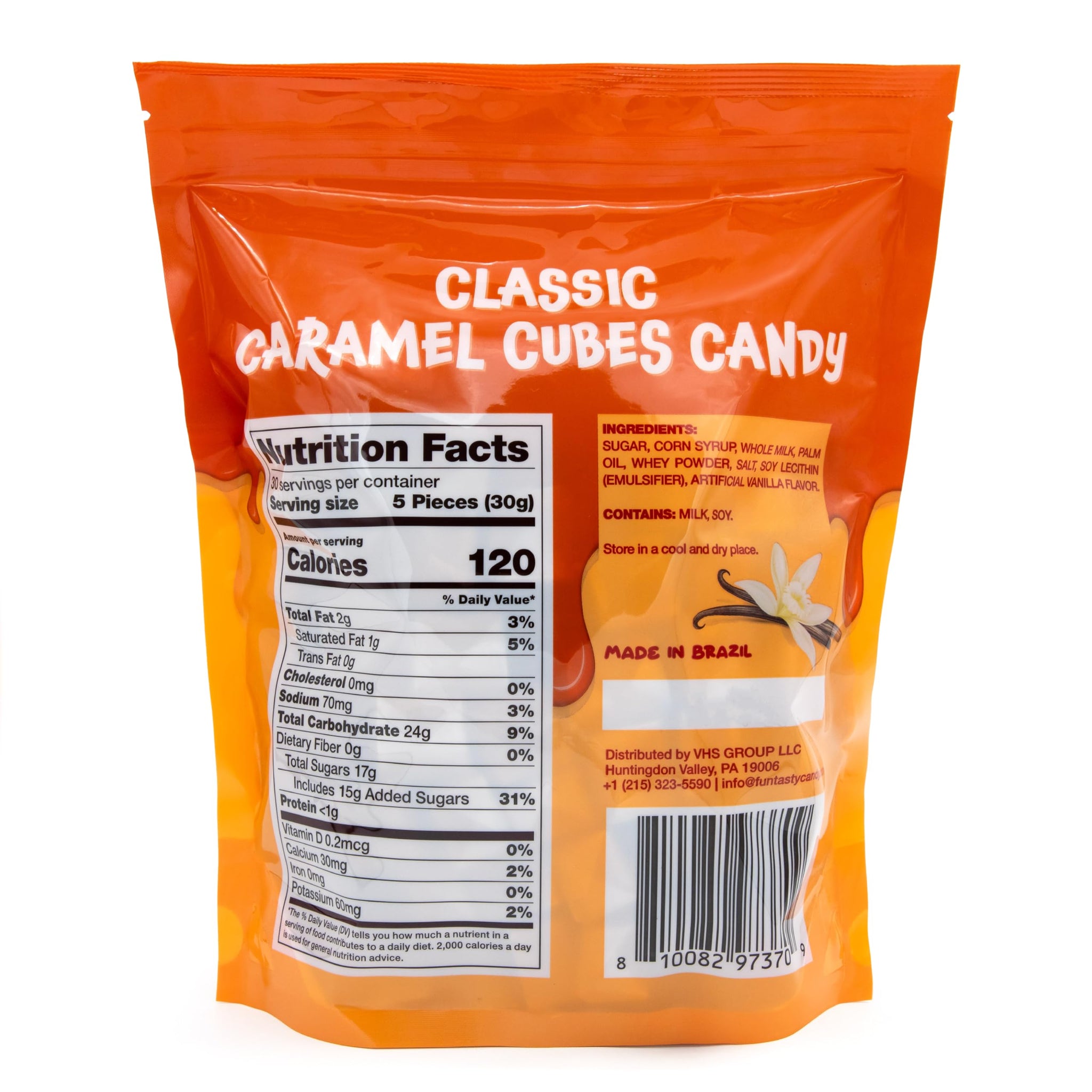 Caramel Candy - 2 Pound Pack - 150 Count - Classic Caramels Individually Wrapped - Chewy Candy for Office Bowls, Gifting, Snacking & Baking - Creamy