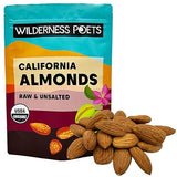 Wilderness Poets California Almonds - Organic Raw Almonds, 2 Pound (32 Ounce)