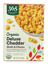 365 by Whole Foods Market, Organic Deluxe Cheddar Shells and Cheese, 12 Ounce