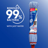 O-Cedar MicroTwist MAX Microfiber Twist Mop with 1 Extra Refill | Features Hands-Free Wringing | Extra Large 18-Inch Mop Head | Safe on All Floor