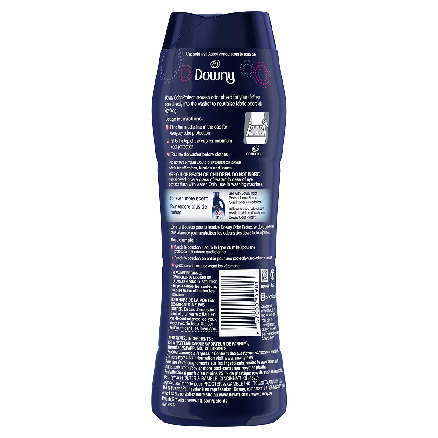Downy Odor Protect In-Wash Scent Booster Beads, April Fresh, 10 oz