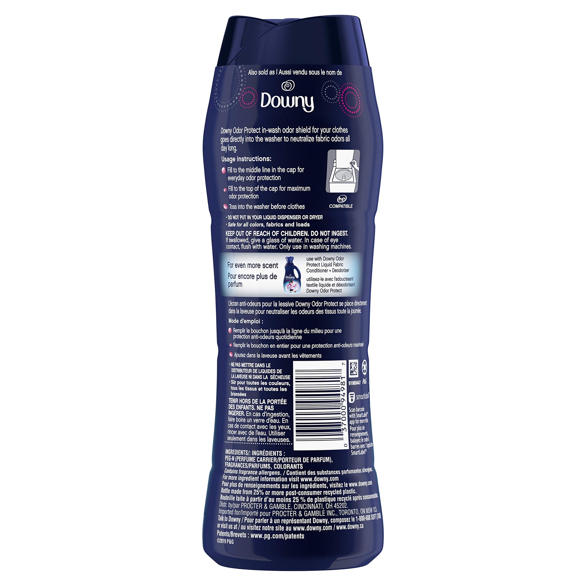 Downy Odor Protect In-Wash Scent Booster Beads, April Fresh, 10 oz