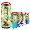 G Fuel Energy Drink, Watermelon, Sugar Free Beverage with 300mg Caffeine, Daily Energy Boost with Focus Amino, Vitamin + Antioxidants, 16 oz Cans