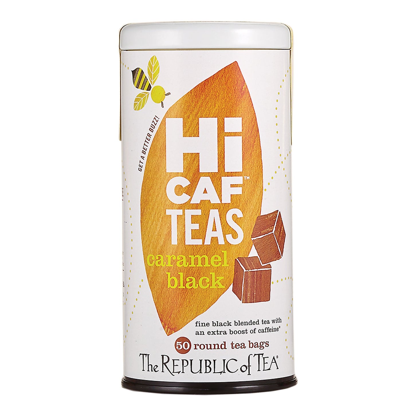 The Republic of Tea - HiCAF Caramel Black Tea, 50 Tea Bags, High in Caffeine