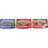 Smucker's 1/2 Oz, Grape Jelly, Strawberry Jam, and Apple Jelly Asst. 200 Count Case
