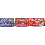 Smucker's 1/2 Oz, Grape Jelly, Strawberry Jam, and Apple Jelly Asst. 200 Count Case