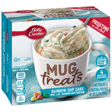 Happy Birthday Mug In Gift Box with 4 Mug Cake Mix Pouches Bundle (Confetti)