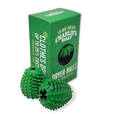 Charlie's Soap Eco-Friendly Dryer Balls 2 Pack - Reusable, Durable, Unscented Alternative to Dryer Sheets, Wool Balls, or Scent Beads