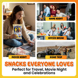 Snack Box Variety Pack (120 Count) - Bulk Snacks Individually Wrapped for Adults, Kids and Teens - Chips, Cookies and Bars - Care Package for College