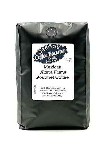 Oregon Coffee Roaster Mexican Altura Pluma Premium Gourmet Ground Coffee, K-CUP GRIND, 32oz (2 lbs) bag