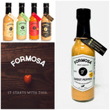 Formosa Hot Sauce Ghost Pepper Hot Sauce, Mexican Recipe, Vegan, Gluten Free, All Natural, 5 FL OZ