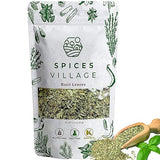 SPICES VILLAGE Dried Basil (2.3 oz), Basil Spice, All Natural Fresh Leaves, Pure Mediterranean Seasoning - Kosher Certified, Gluten Free, Non GMO