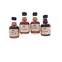 Set of Four Pure Vermont Maple Syrup - Bourbon, Rum, Ghost Pepper and Smoked - in Glass Jugs