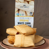 Just About Foods Organic Heirloom White Corn Masa Harina 1lb