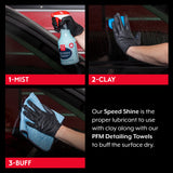 Griot's Garage Glass Cleaning Clay for Car Window, Windshield, Shower Door, Stone, Ceramic Tiles, Removes Oil, Tar, Grease, Water Spots, and More