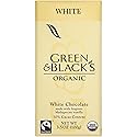 Green & Black's Organic White Chocolate with Vanilla, 30% Cacao, 3.5 Ounce Bars (Pack of 10)