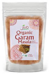 Jiva Organics Organic Garam Masala Powder 7 Ounce - NON-GMO, Salt Free, Premium Indian Spice Blend