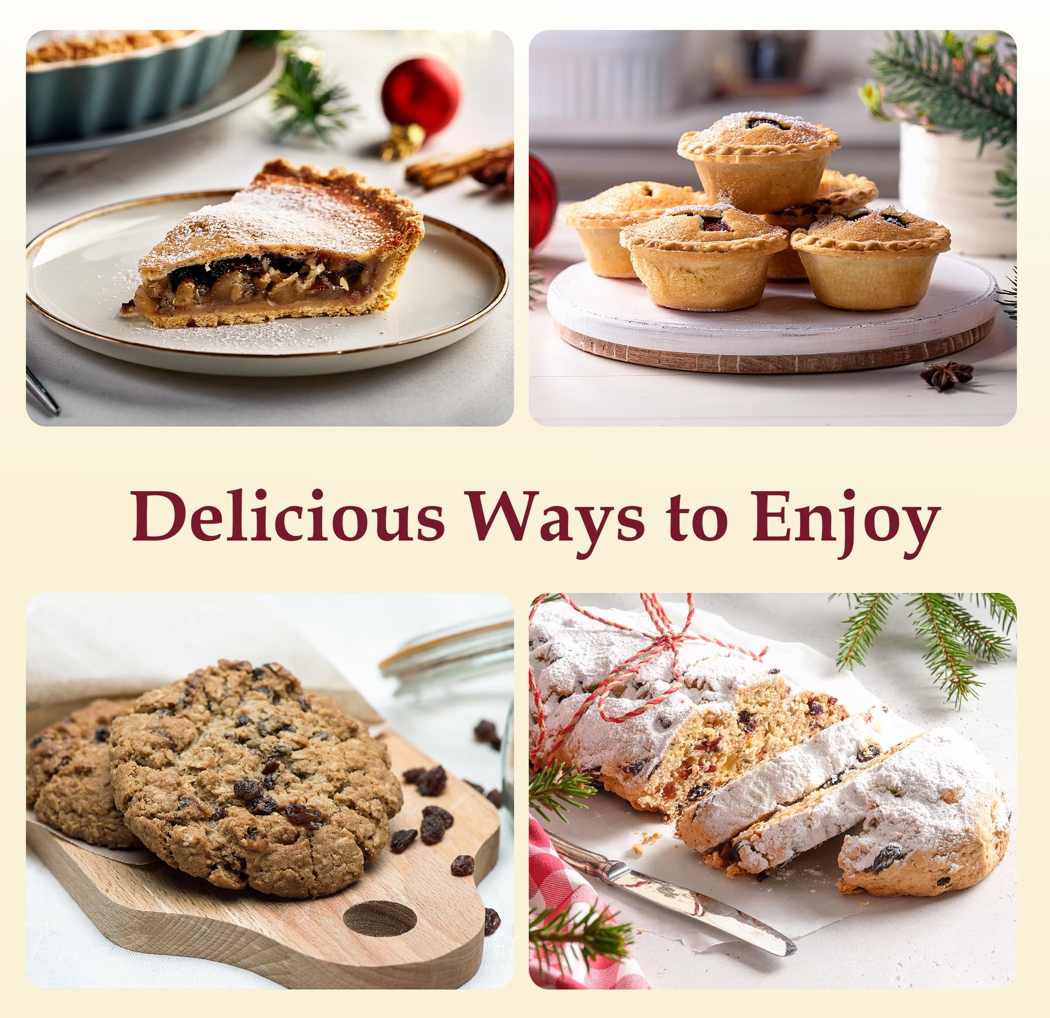 Grandmother's Traditional Mincemeat 12 oz Jar - Rich Fruit & Spice Pie Filling, Ready to Use for Pies, Pastries & Holiday Desserts; Classic Festive