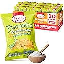 LULU Plantain Chips - Lightly Salted, 30 Individual Bags (2.5 Oz Each) - Crunchy, Delicious, Kosher, Gluten-Free Healthy Snacks - No Preservatives or
