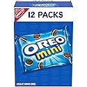 OREO Mini Chocolate Sandwich Cookies, 12 Snack Packs
