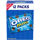 OREO Mini Chocolate Sandwich Cookies, 12 Snack Packs